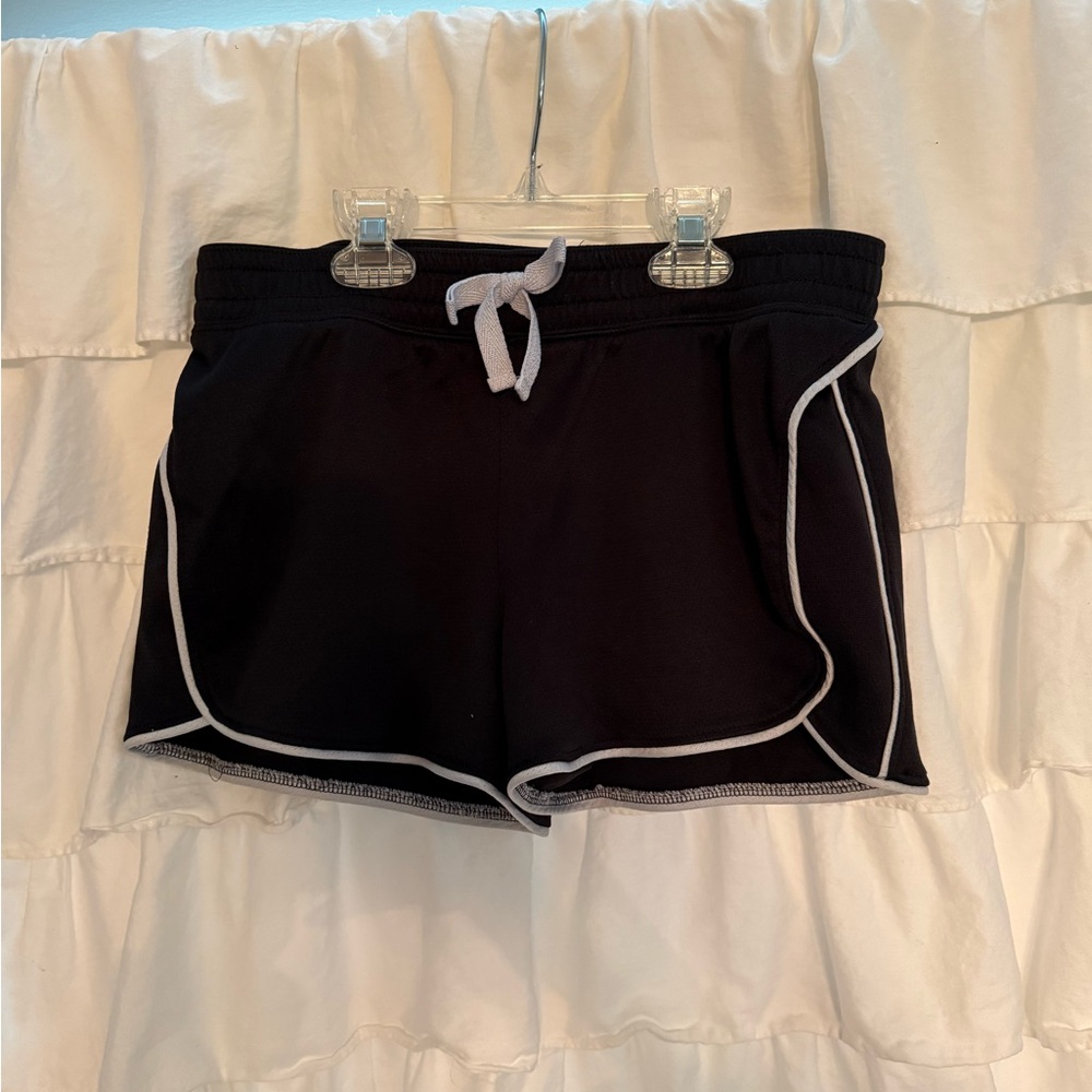 Girls Black Athletic Shorts